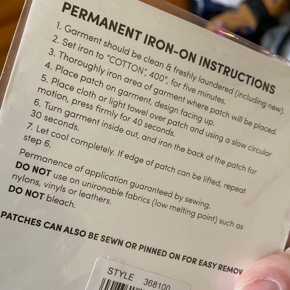 Iron on Patch “I need some space” - Picture 2 of 2